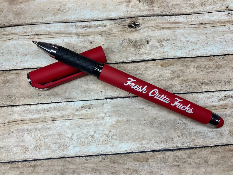 Fresh Outta Fucks Pad and Pen White Elephant Gift Funny and image 6