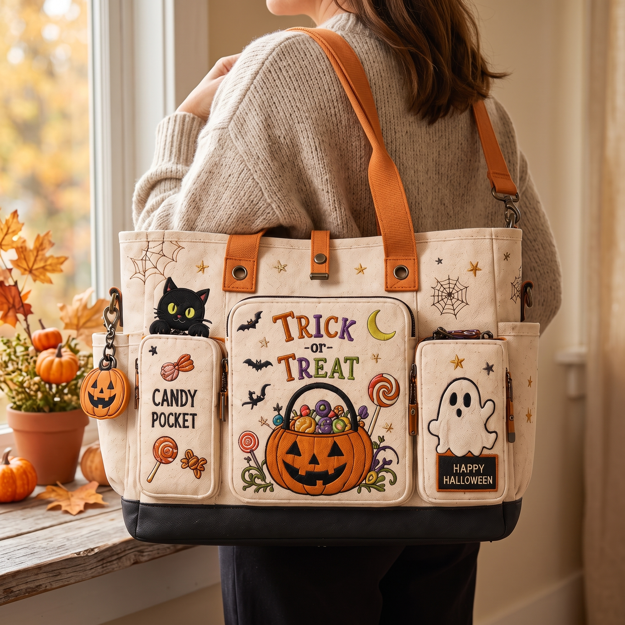 "Trick-or-Treat" Heavy-Duty Multipurpose Tote Bag