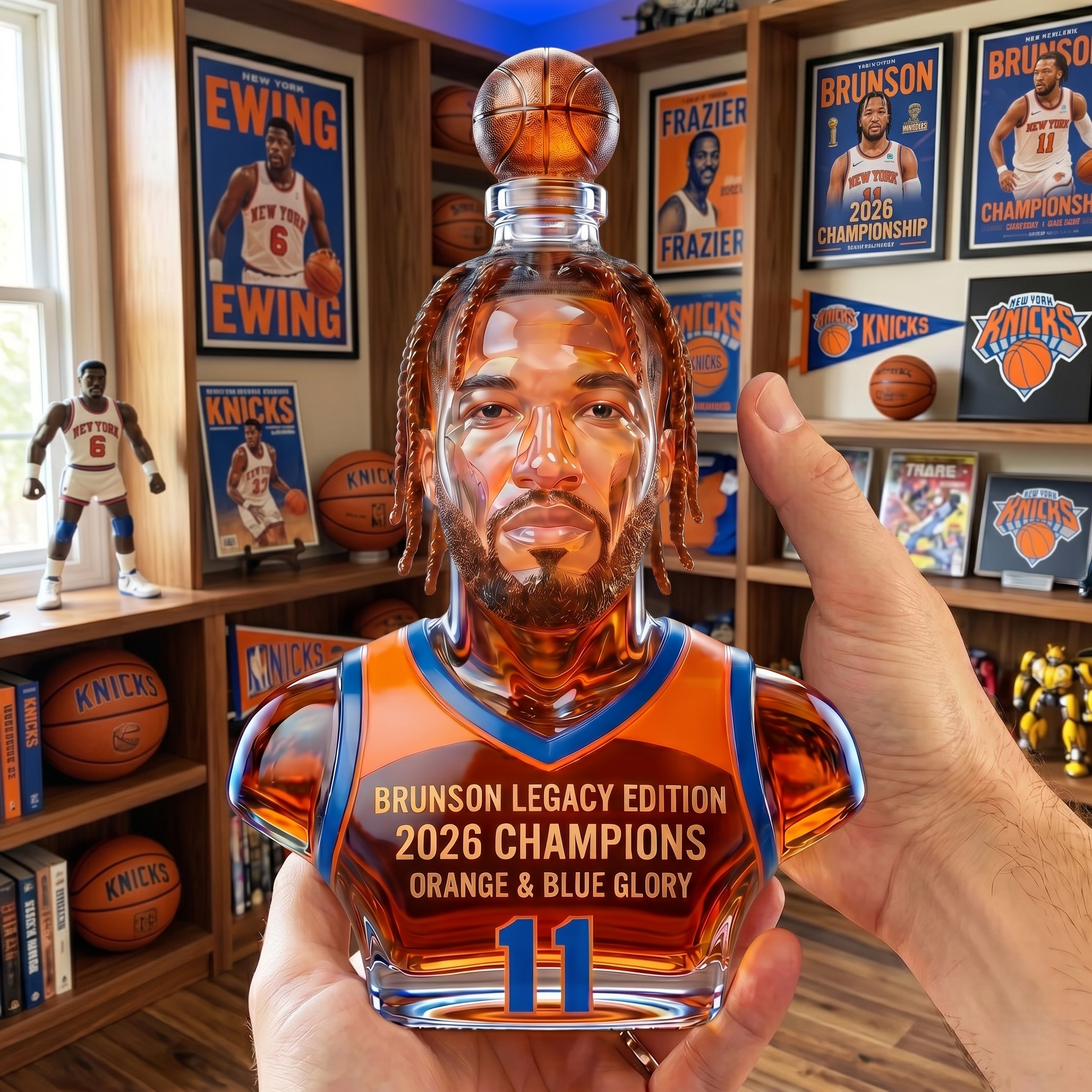 2026 Champion Brunson Whisky Bottle