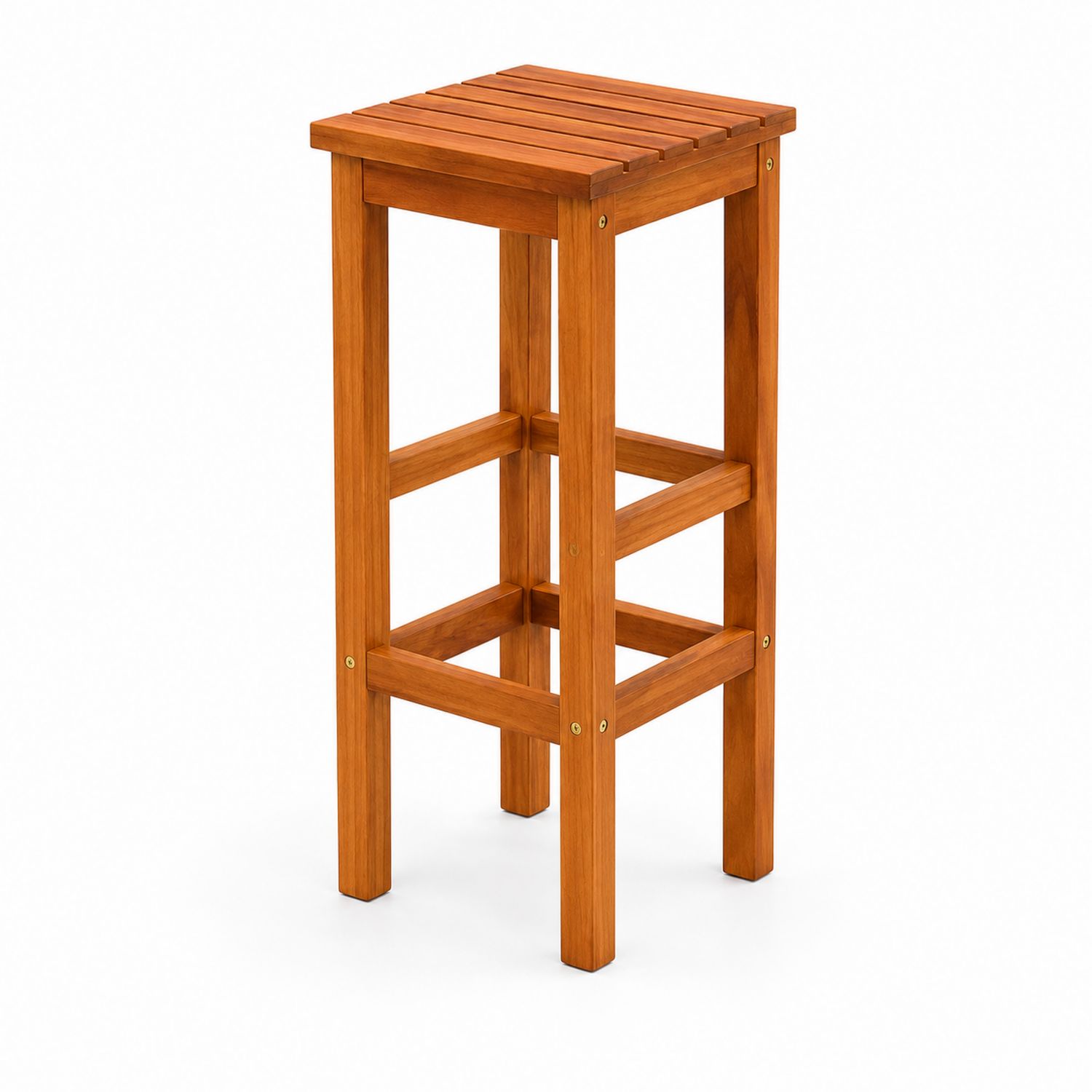Teakholz Barhocker 75 cm