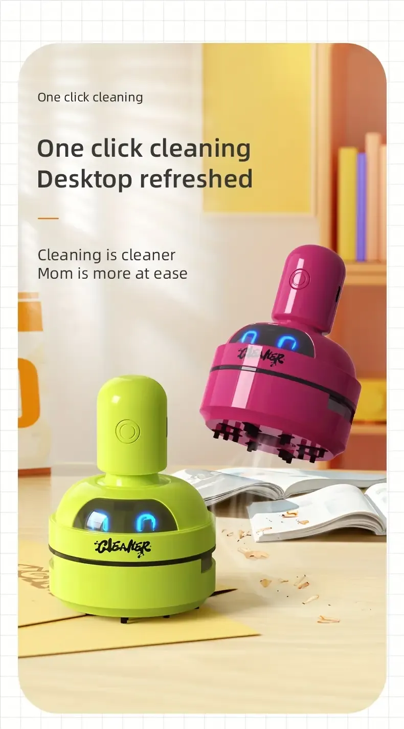 vacuum touch desktop desk cleaning handheld portable vacuum with smart like operation low voltage for pets compact for pink Product details 0