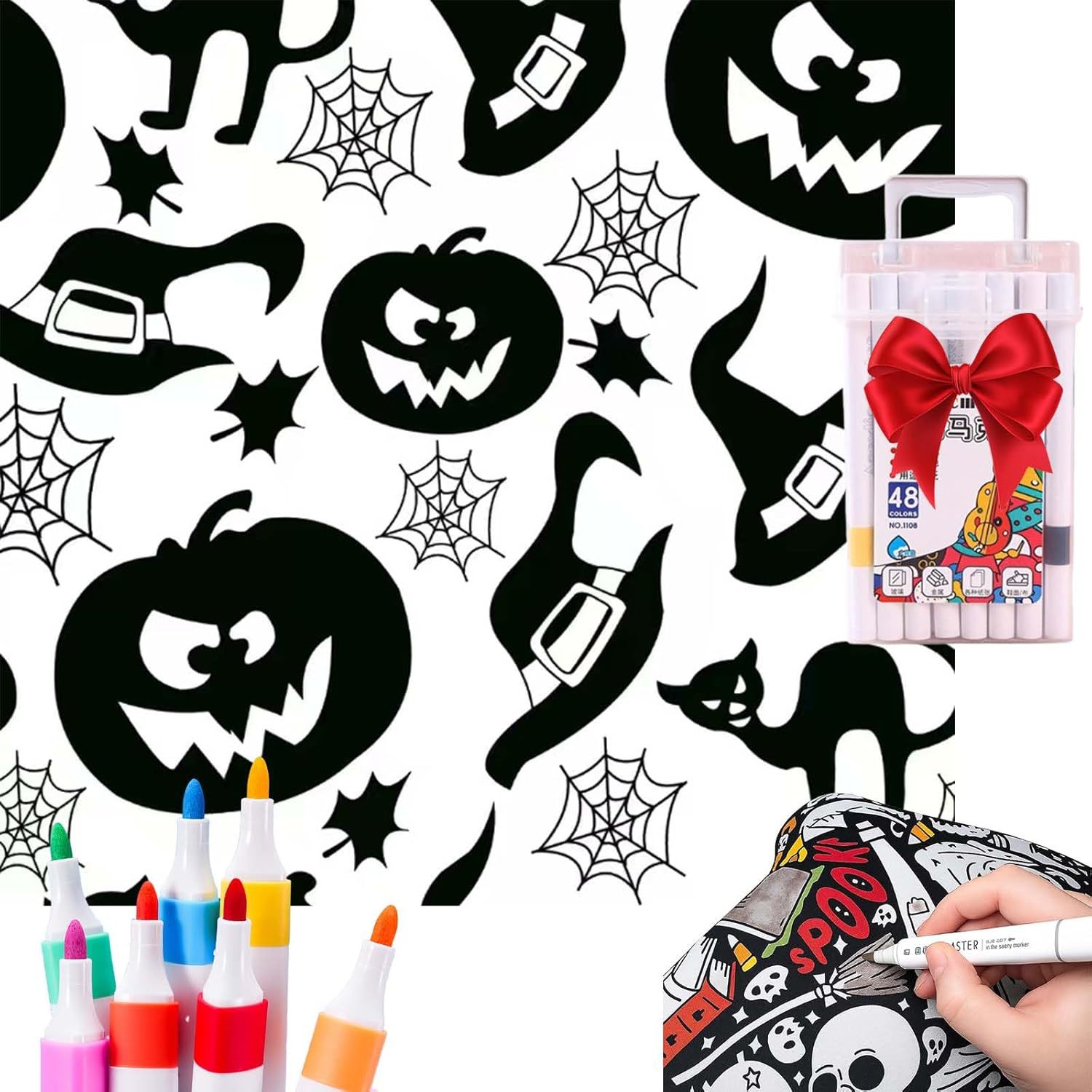 ✨Last Day 49% OFF🎨DIY Coloring Blanket with Markers🎁Perfect Gift For Family & Friends