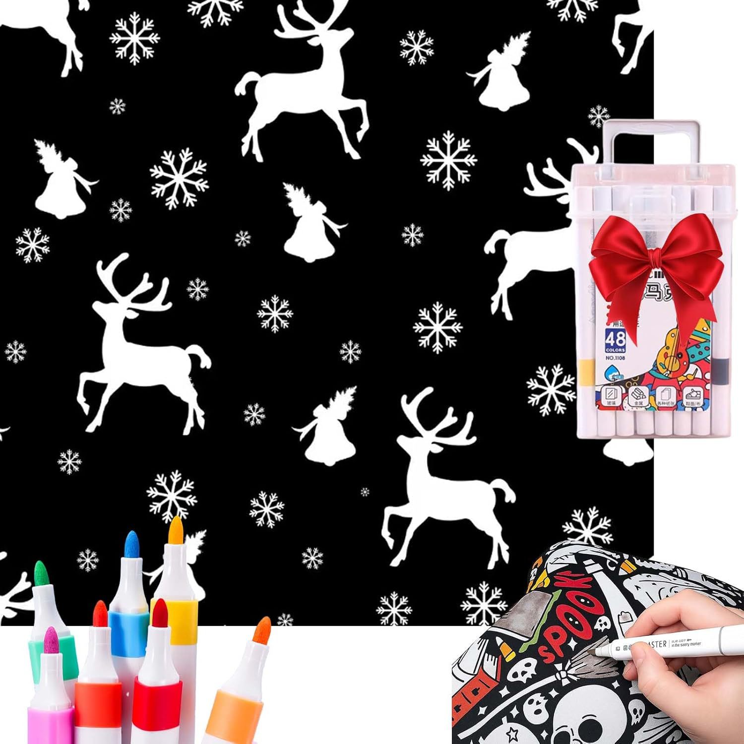 ✨Last Day 49% OFF🎨DIY Coloring Blanket with Markers🎁Perfect Gift For Family & Friends