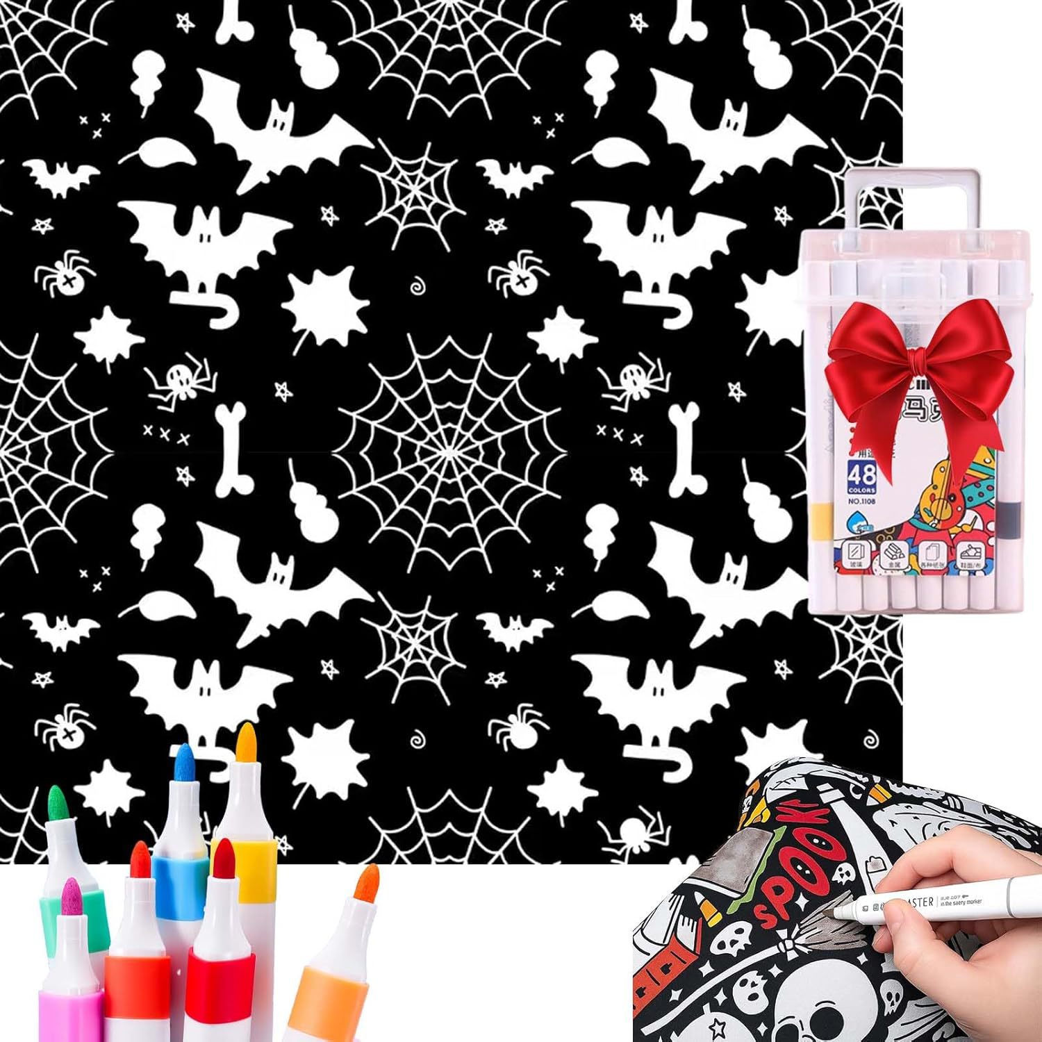 ✨Last Day 49% OFF🎨DIY Coloring Blanket with Markers🎁Perfect Gift For Family & Friends