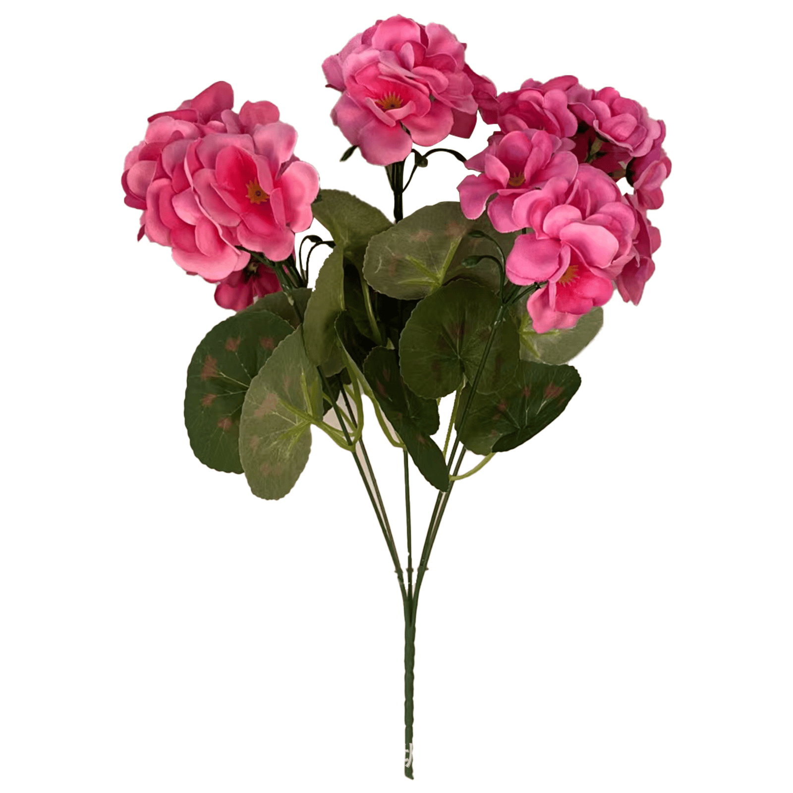 🌸 Lush, UV-Resistant Artificial Geraniums – Real Look, No Maintenance! 🌞🏡
