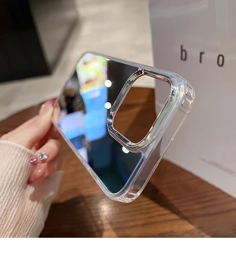 Makeup Mirror Phone Case for Women Men, Compatible with iphone 17promax 16, 15, 14, 13, 12, 11 Pro Max Pro Plus. Personalized Cute Mirror Makeup Phone Protective Cover Suitable for iphone, Shockproof Phone Case And Accessories.