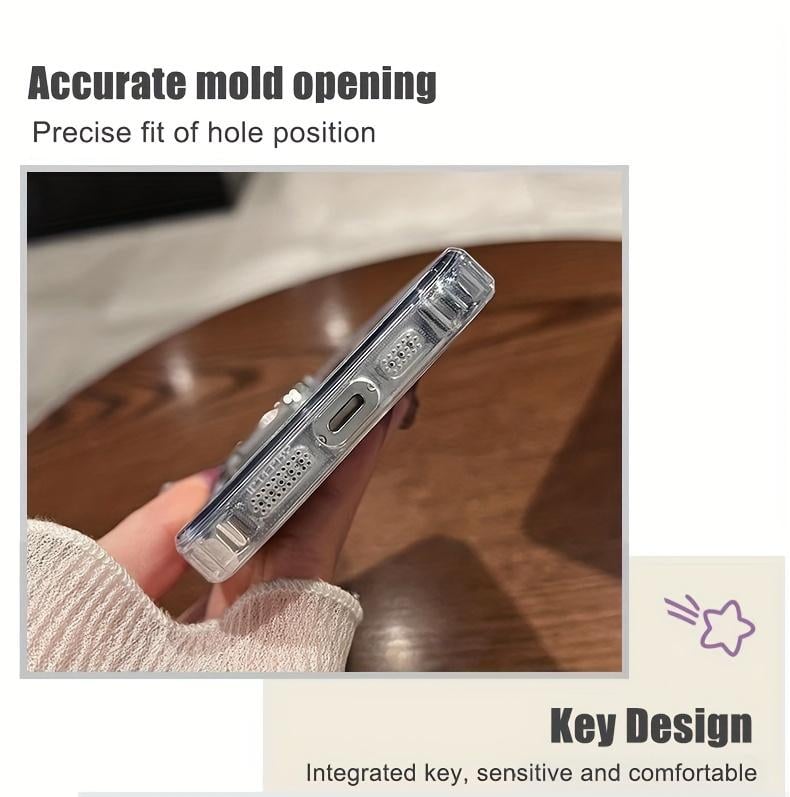 Makeup Mirror Phone Case for Women Men, Compatible with iphone 17promax 16, 15, 14, 13, 12, 11 Pro Max Pro Plus. Personalized Cute Mirror Makeup Phone Protective Cover Suitable for iphone, Shockproof Phone Case And Accessories.