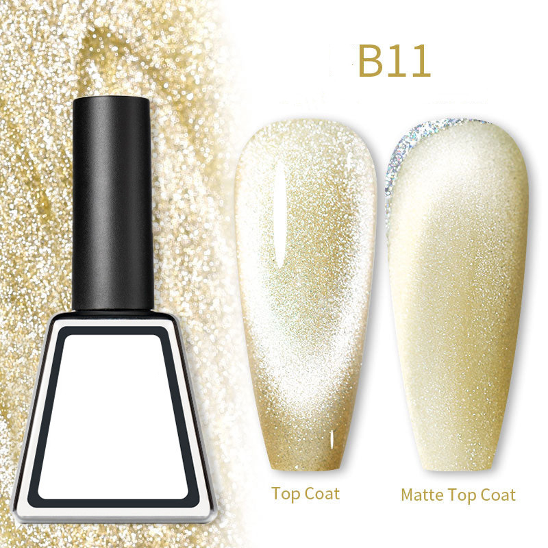 Rainbow Cat Eye Magnetic Gel Nail Polish