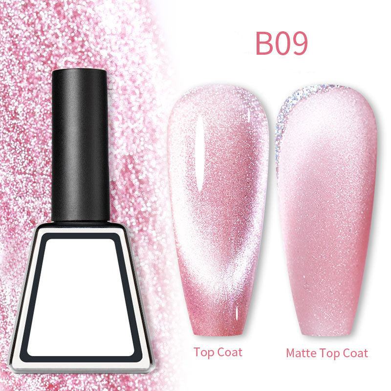Rainbow Cat Eye Magnetic Gel Nail Polish