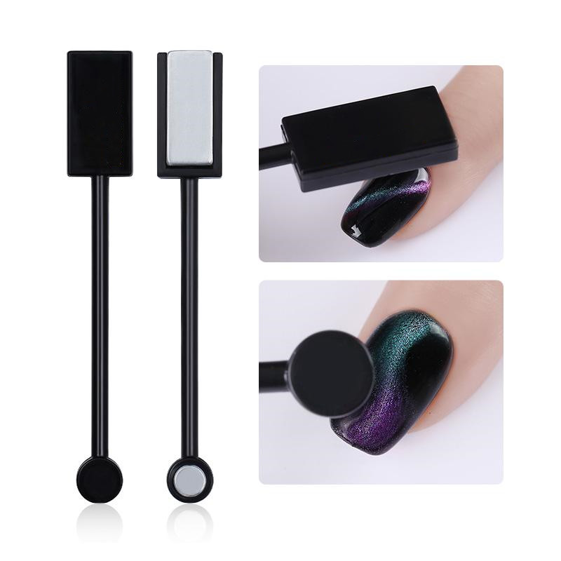 Rainbow Cat Eye Magnetic Gel Nail Polish