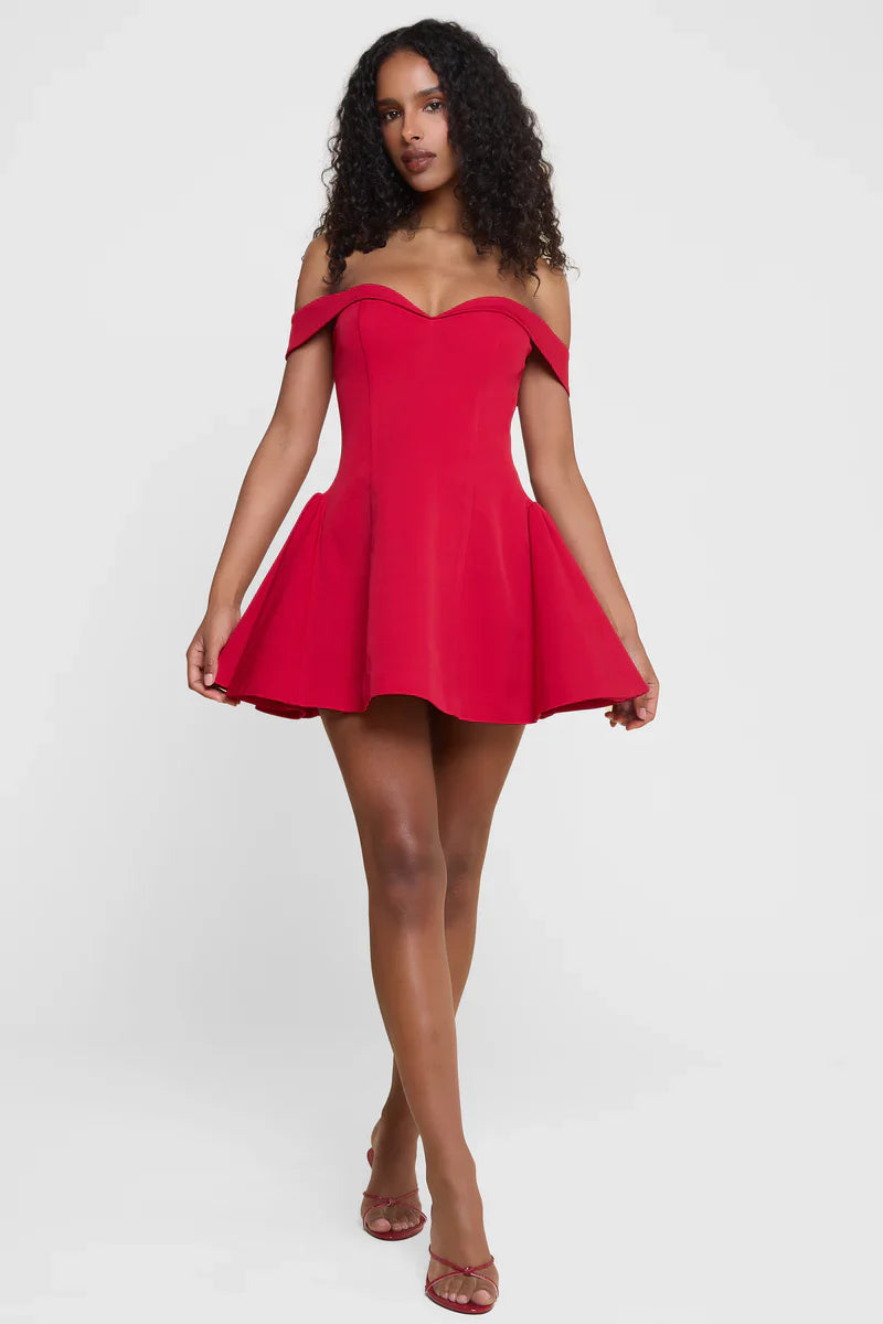 Corset Babydoll Mini Dress