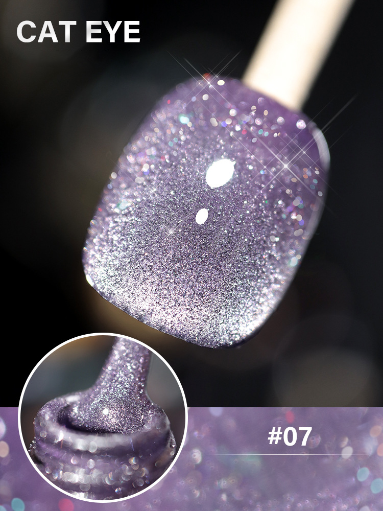 Laser Diamond Cat Eye Nail Polish