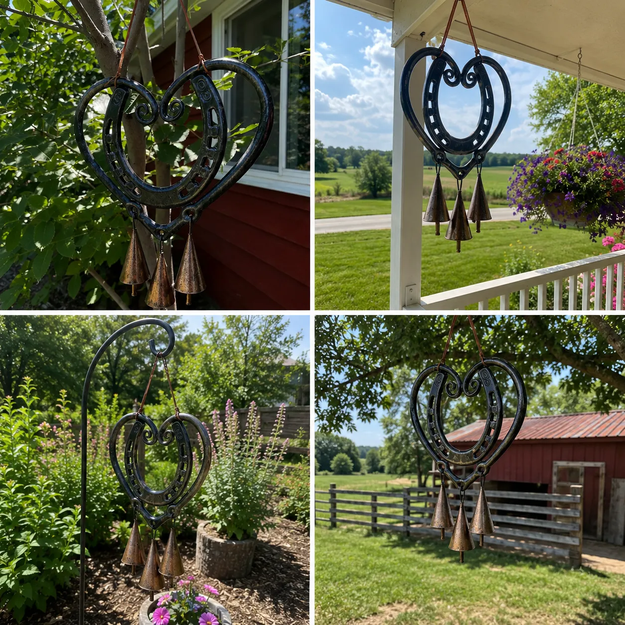 🐎 The Horseshoe Heart Wind Chime ❤