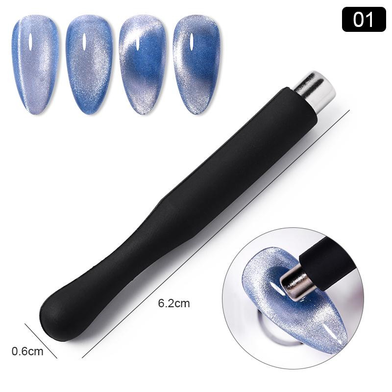 Rainbow Cat Eye Magnetic Gel Nail Polish