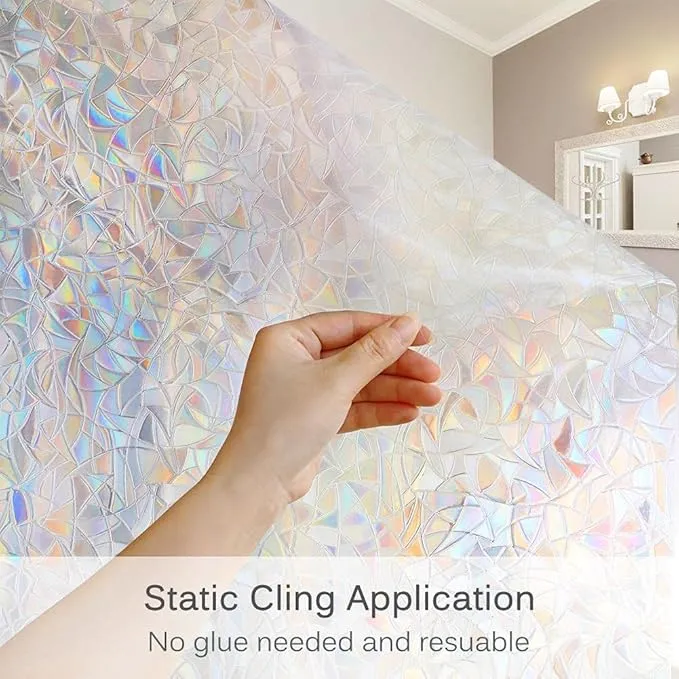 Reusable 3D Rainbow Window Sticker