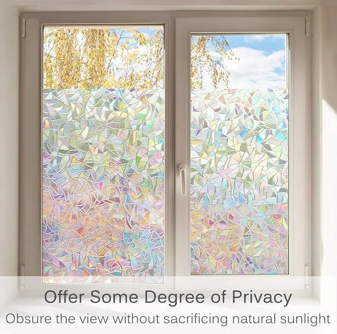 Reusable 3D Rainbow Window Sticker