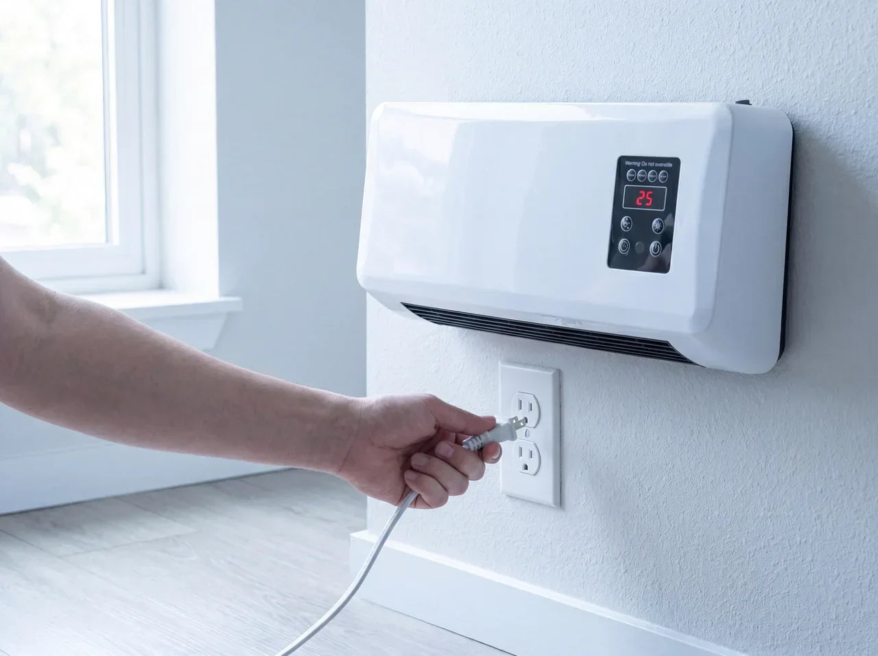 Plug in the AC unit