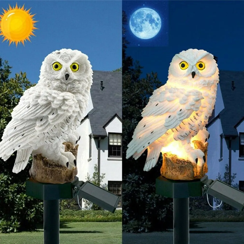 🔥HOT SALE -Led Solar Power Outdoor Garden Waterproof Owl Stake