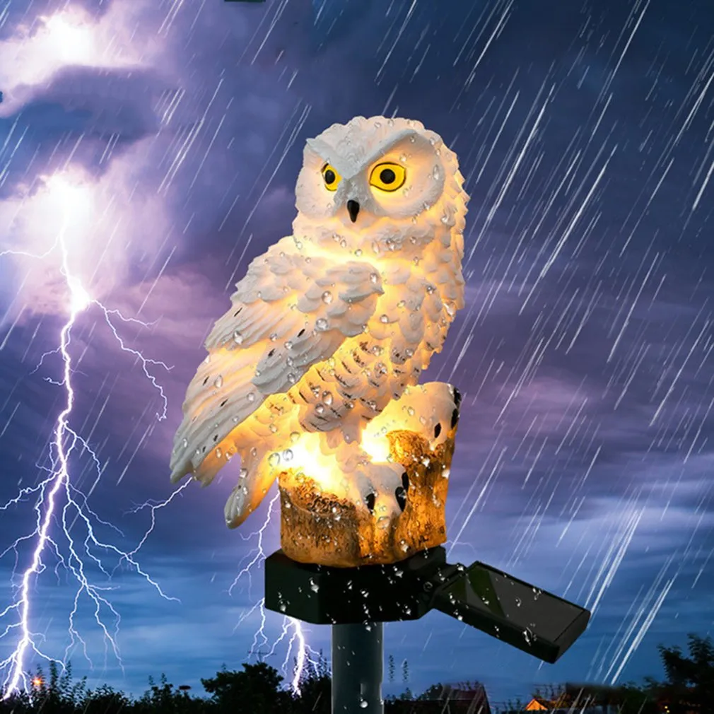 🔥HOT SALE -Led Solar Power Outdoor Garden Waterproof Owl Stake