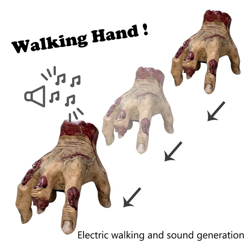 Self-walking and Sounding Spooky Hands Halloween Wednesday Addams Family Thing Hand Props