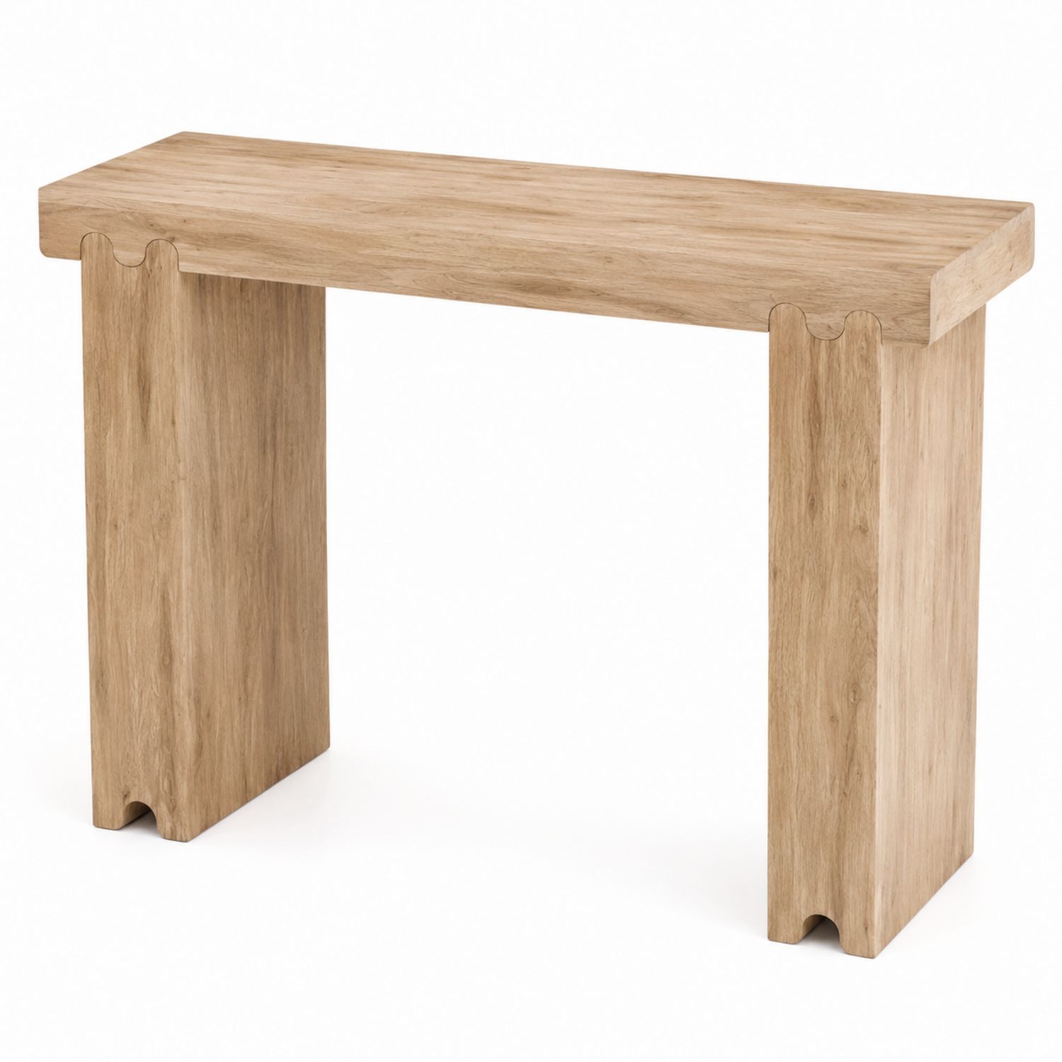 Console en bois de chêne 120x40x75 cm