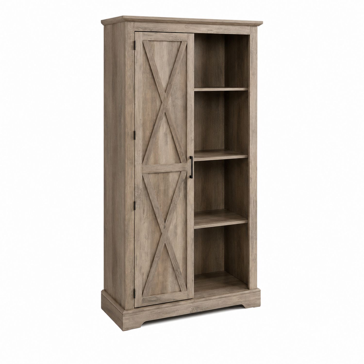 Armoire en bois avec étagères réglables 160x80x40 cm Chêne