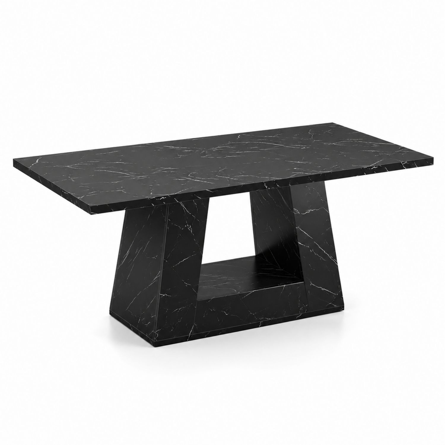 Table à manger rectangulaire en marbre