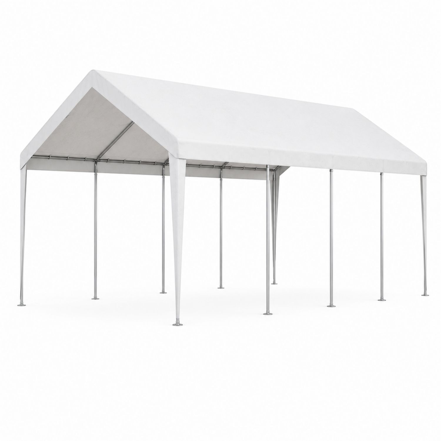 Pavillon de Jardin Rectangulaire 6x3m Acier et Polyester Blanc-luntrivoqelz