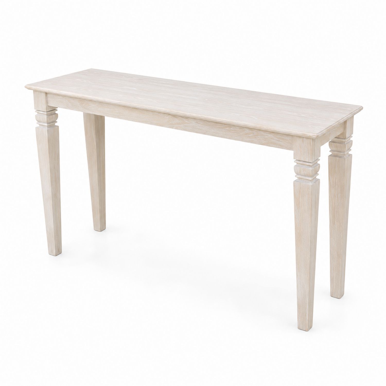 Console en Bois de Chêne Massif Chêne Clair-luntrivoqelz
