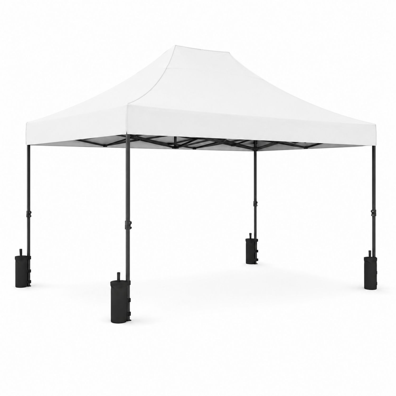 Tente Pliante 3x3 m Aluminium Blanc-luntrivoqelz