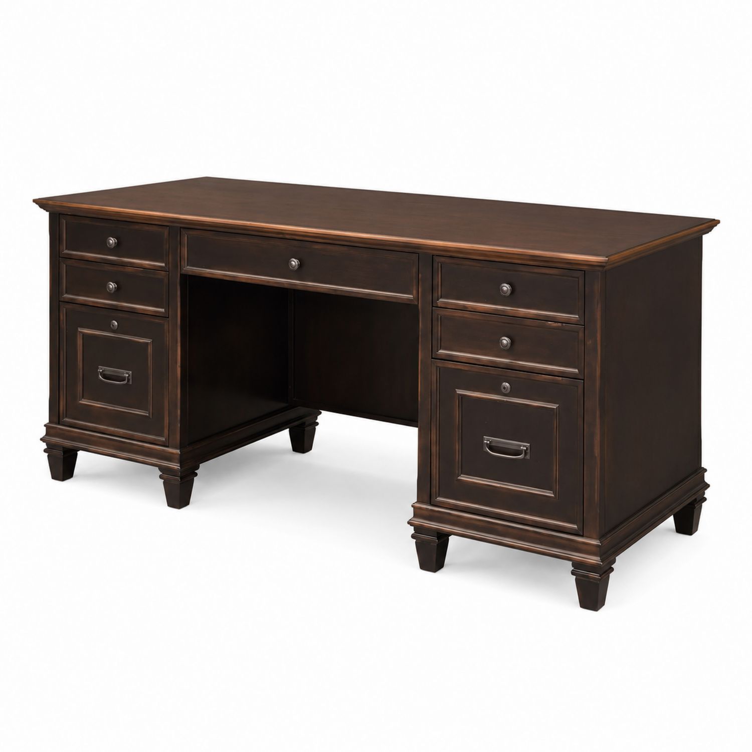 Bureau en bois avec tiroirs 150x75x60cm Marron-luntrivoqelz