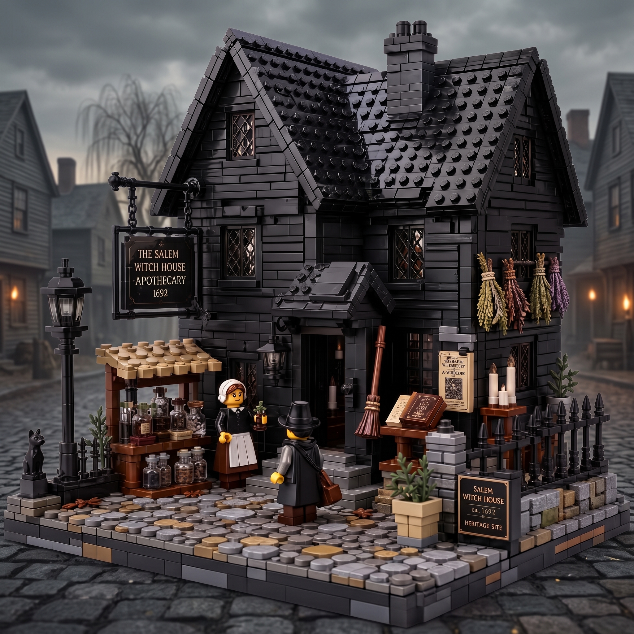 The Salem Witch House & Apothecary 1692 Collector Set