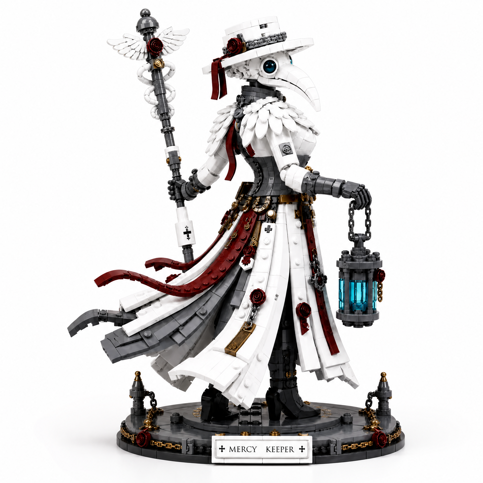Mercy Keeper Gothic Plague Doctor Building Set