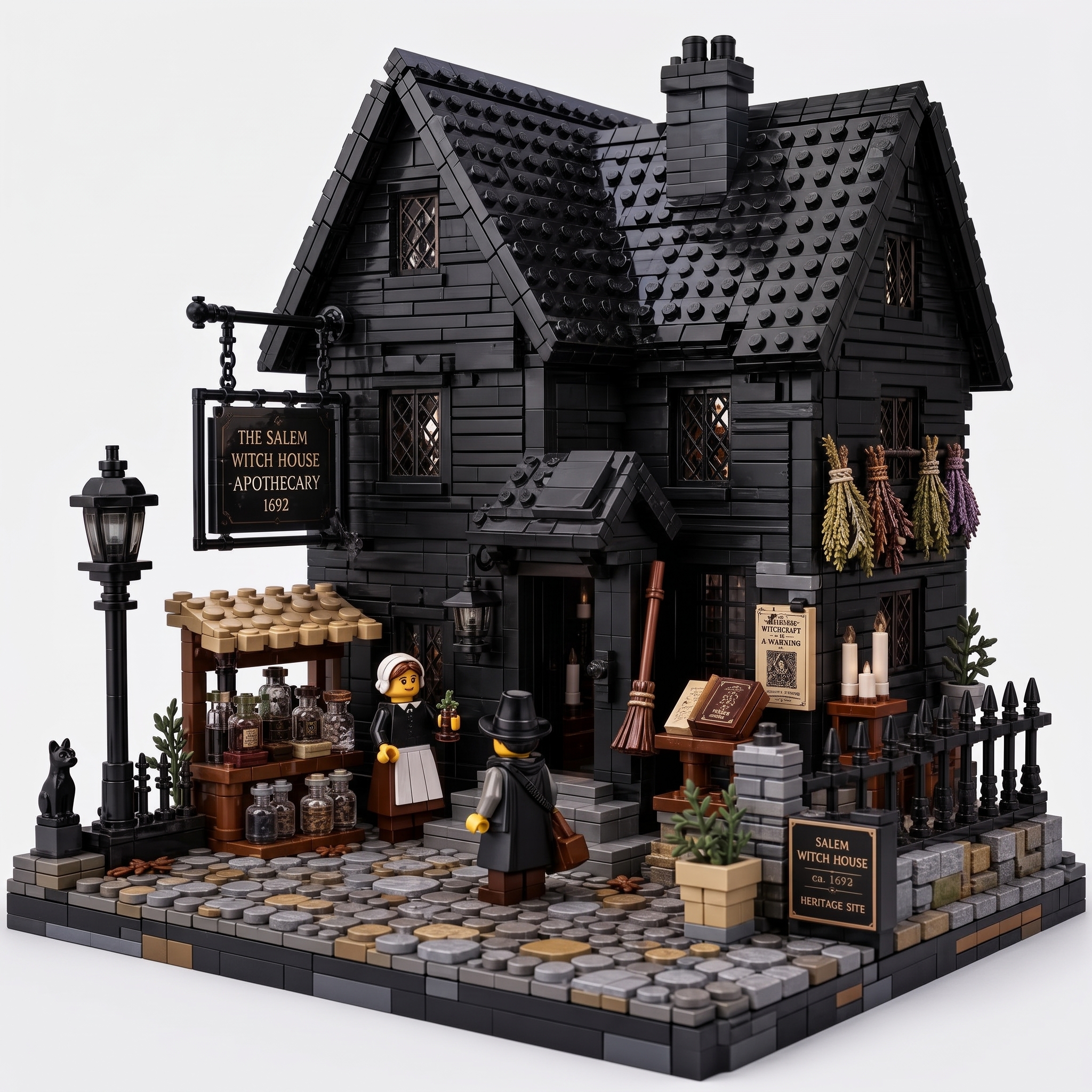 The Salem Witch House & Apothecary 1692 Collector Set