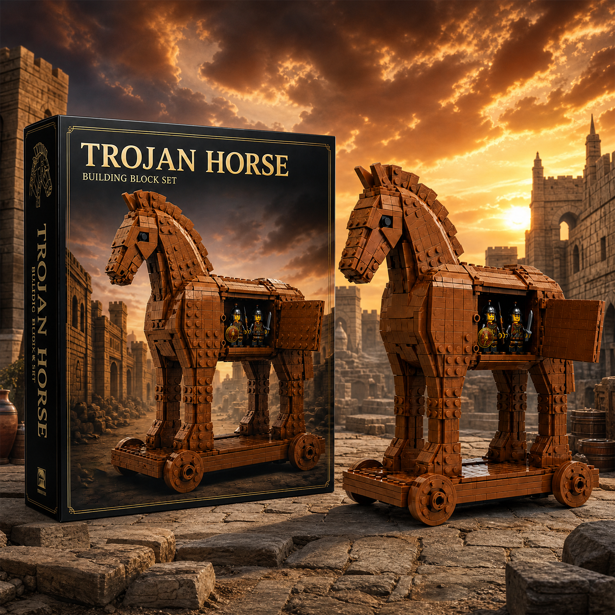 🐎Trojan Horse: A Wooden Legend Built Brick by Brick
