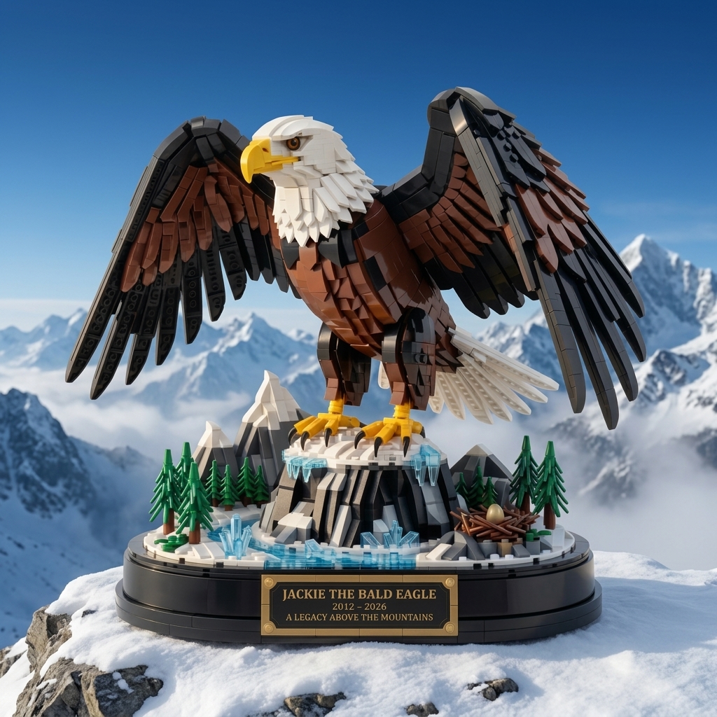 Jackie the Bald Eagle Building Set