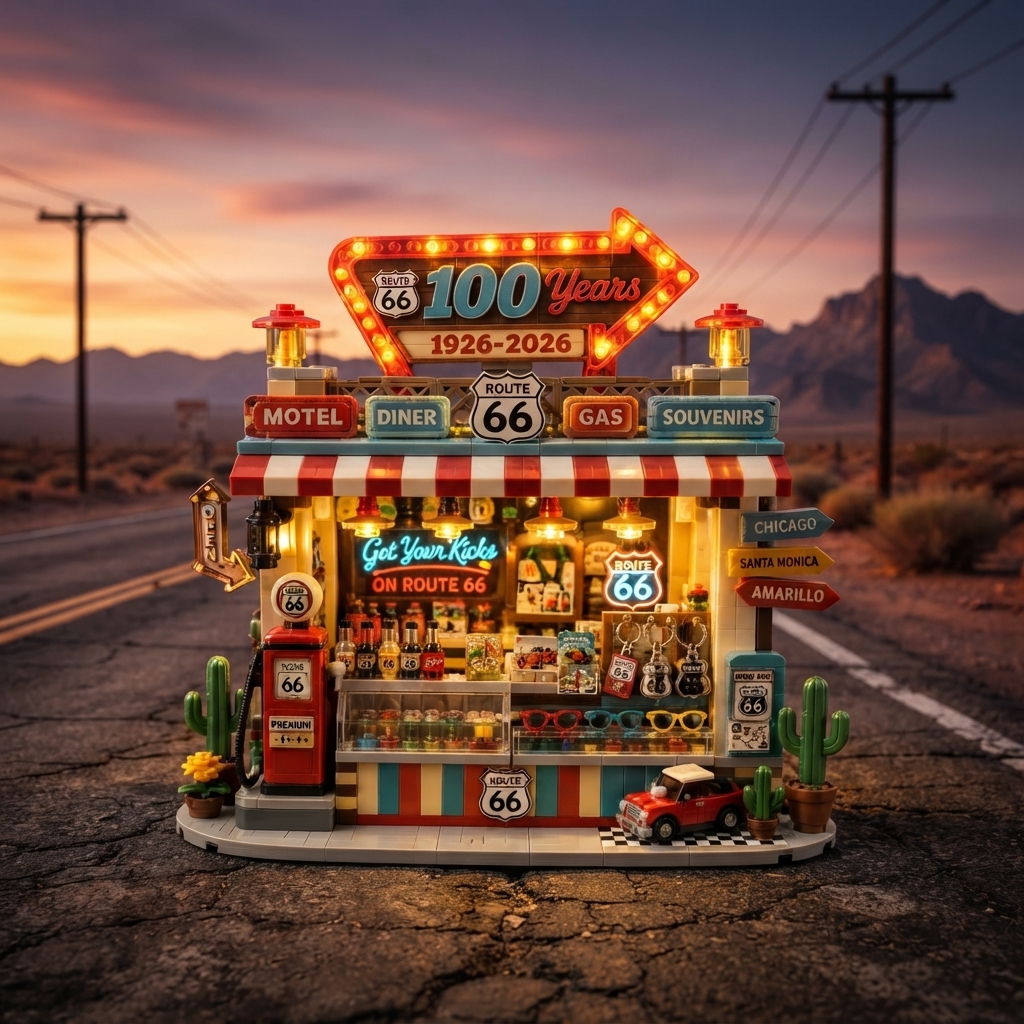 Route 66 "100 Years" Centennial Limited Edition Diorama Building Set