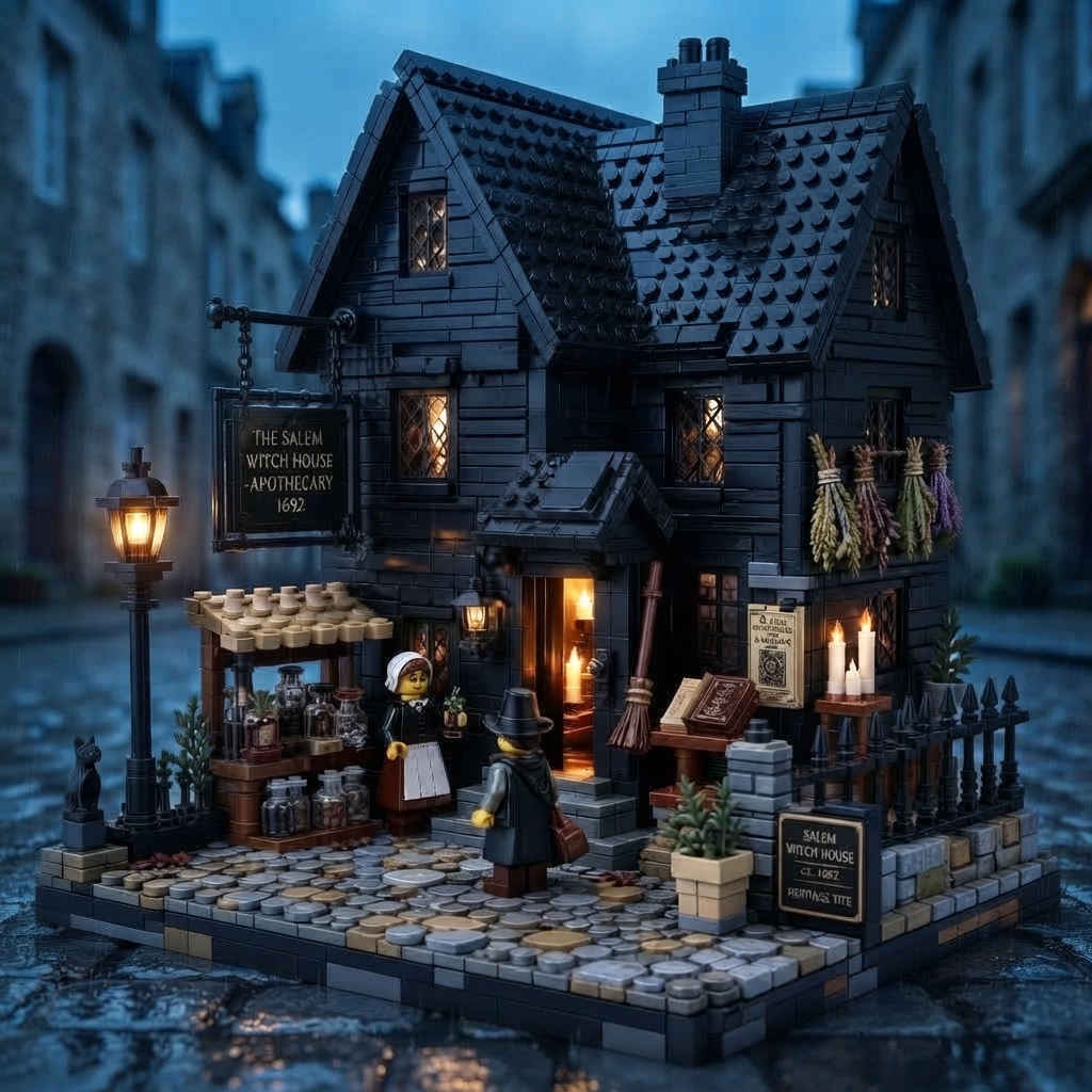 The Salem Witch House & Apothecary 1692 Collector Set