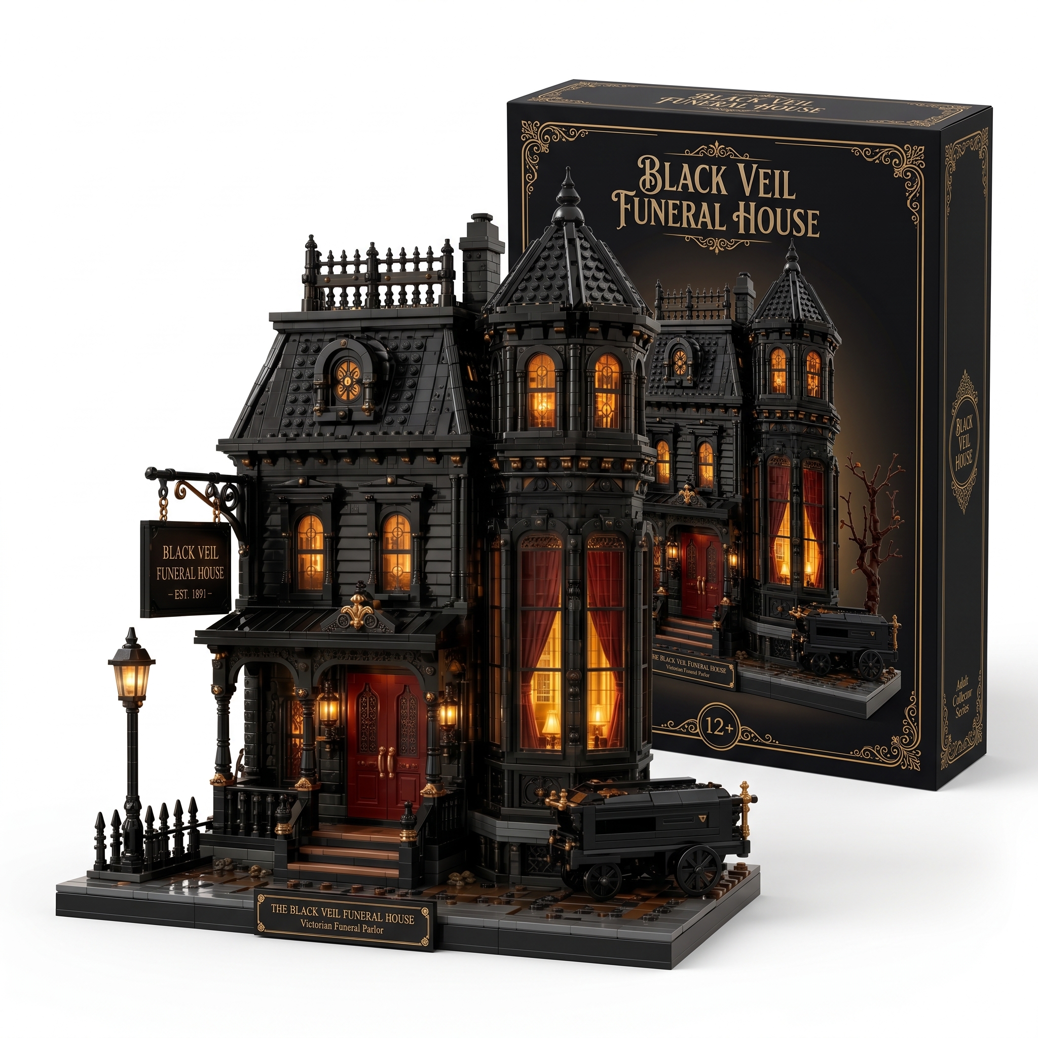 The Black Veil Funeral House Collector Set