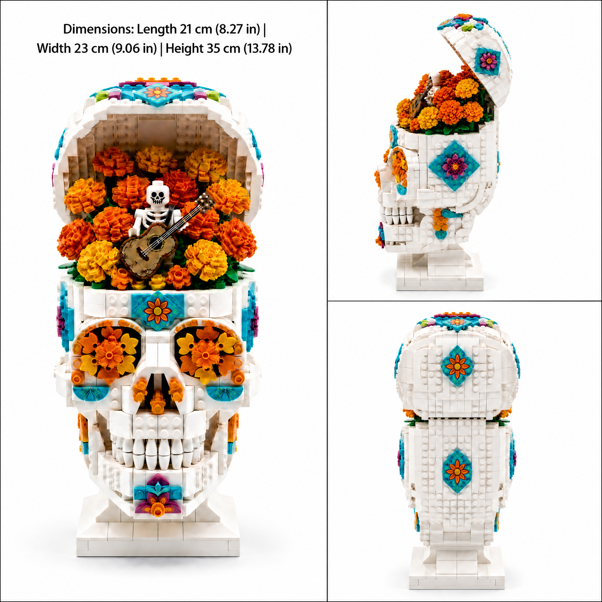 Flowers After Midnight: A Skull Guitar in Bloom