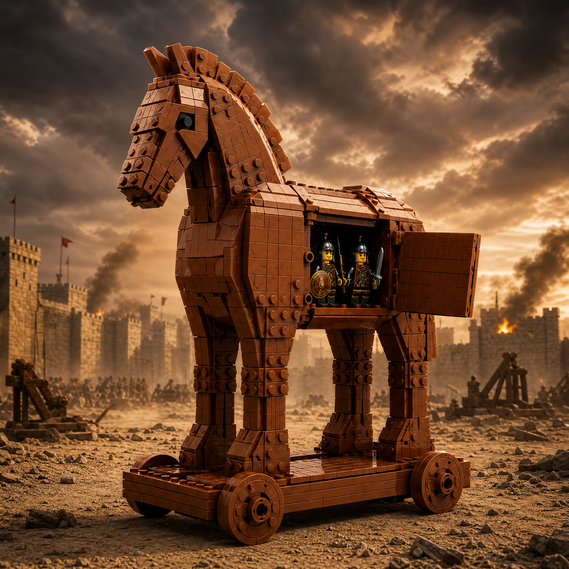 🐎Trojan Horse: A Wooden Legend Built Brick by Brick