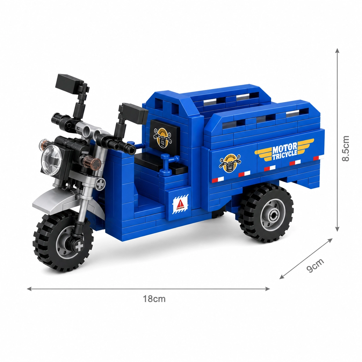 Urban Memories · Retro Blue Motor Cargo Tricycle