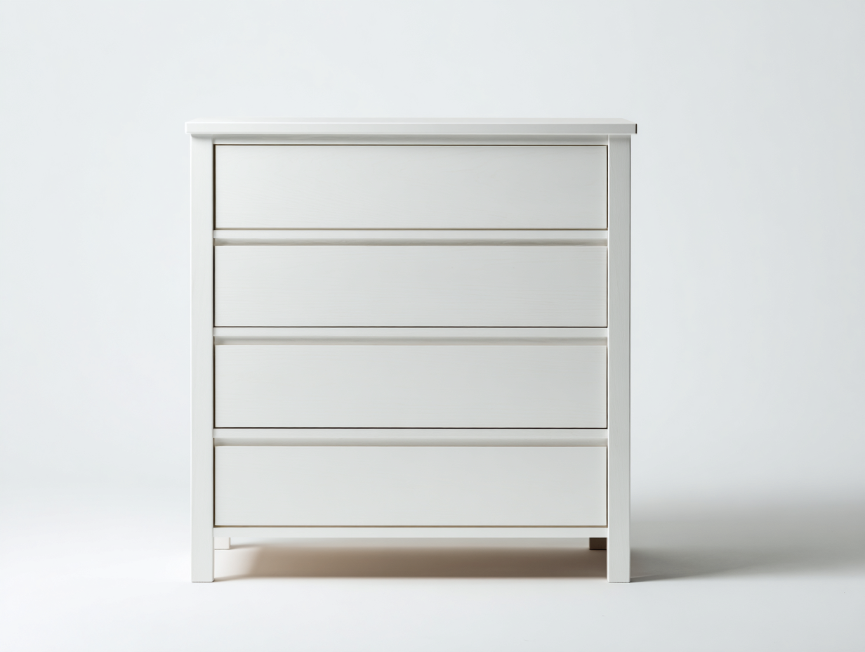 Cassettiera - Legno ingegnerizzato - 86x40x95 cm - Bianco - Moderno-Favozihome