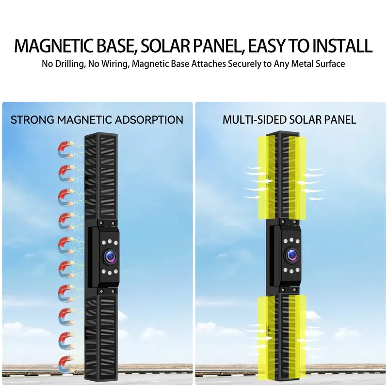 Magnetic, Solar-Powered, Wireless Backup Camera