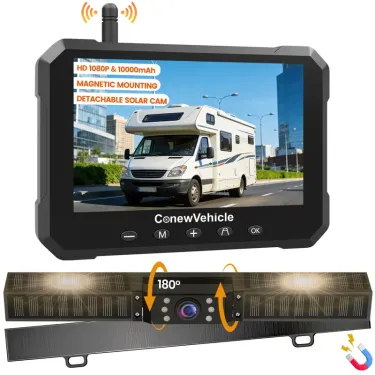 Magnetic, Solar-Powered, Wireless Backup Camera