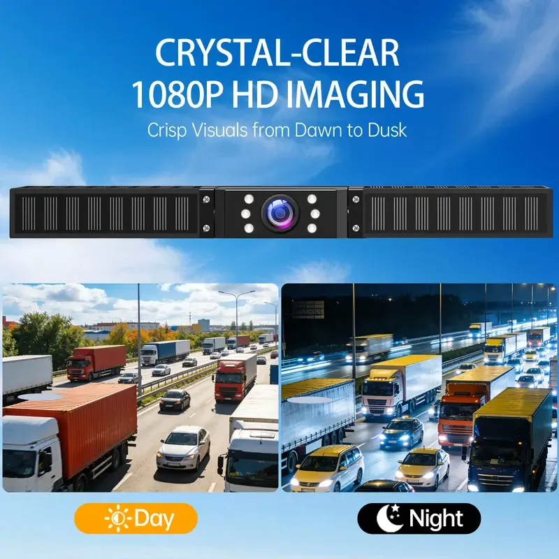Magnetic, Solar-Powered, Wireless Backup Camera