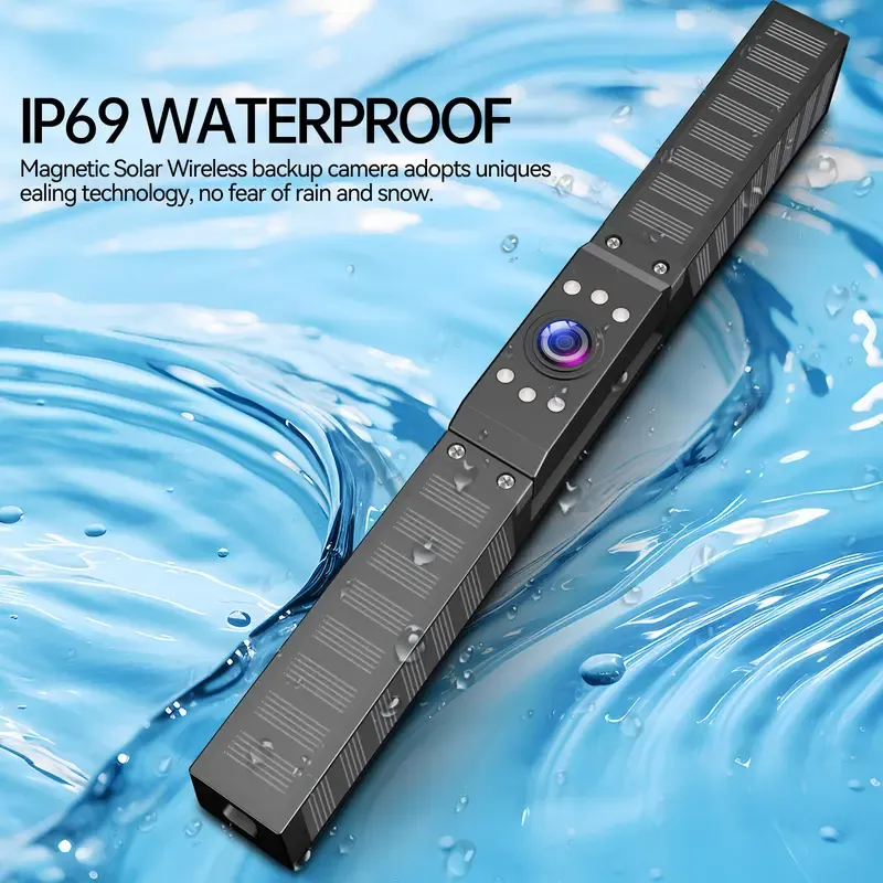 Magnetic, Solar-Powered, Wireless Backup Camera