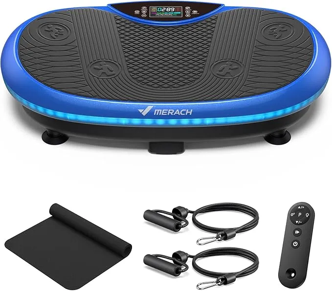 💥Save up to 70% — Limited-time offer: Prices start at just $35. 💥Merach Vibration Fitness Plate — A 4D full-body workout vibration platform that supports lymphatic drainage, fat loss, and muscle activation. Featuring Bluetooth connectivity and resistanc