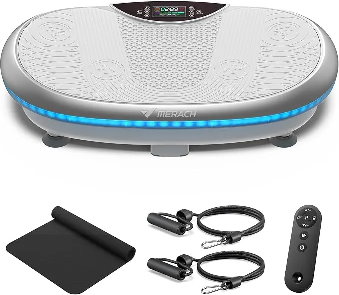 💥Save up to 70% — Limited-time offer: Prices start at just $35. 💥Merach Vibration Fitness Plate — A 4D full-body workout vibration platform that supports lymphatic drainage, fat loss, and muscle activation. Featuring Bluetooth connectivity and resistanc