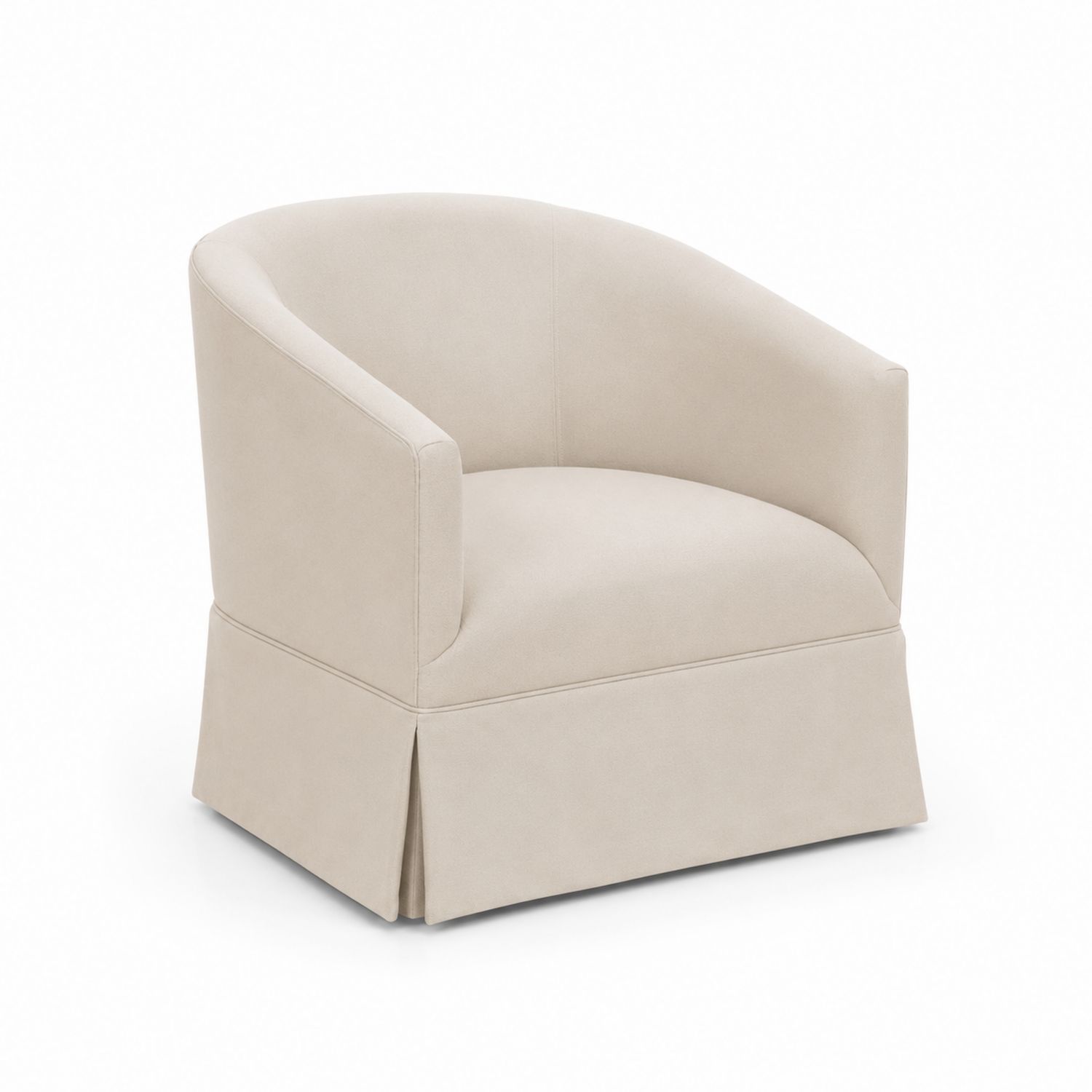 Fauteuil en Tissu Beige